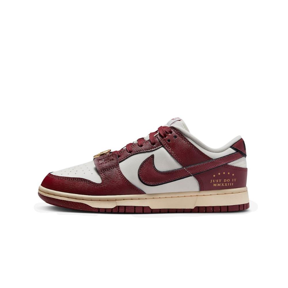 Nike Dunk Low SE Just Do It Sail Team Red