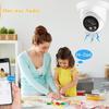 High-Definition 5MP POE Indoor Dome Surveillance Camera with Infrared Night Vision