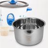 Rice Cooker Aluminum Inner Pot Electric Liner Cookware Multi-use with Cover Silver Stainless Steel Kitchenware Cooking