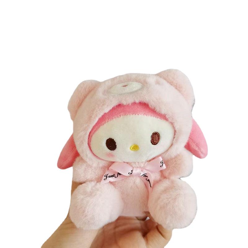 Cartoon Pupu Bear & My Melody Plush Keychain – Cute Backpack Pendant Toy