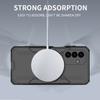 KEYSION Hollow Heat Dissipation Case for Samsung A17 5G Silicone+PC Magnetic Cooling Shockproof Phone Cover for Galaxy S25 FE 5G
