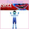 Costume Cosplay Huggy Wuggy Dad Poppy Playtime Salopete Mască Costume de Petrecere Perfecte Pentru Petreceri Cosplay Și Halloween!