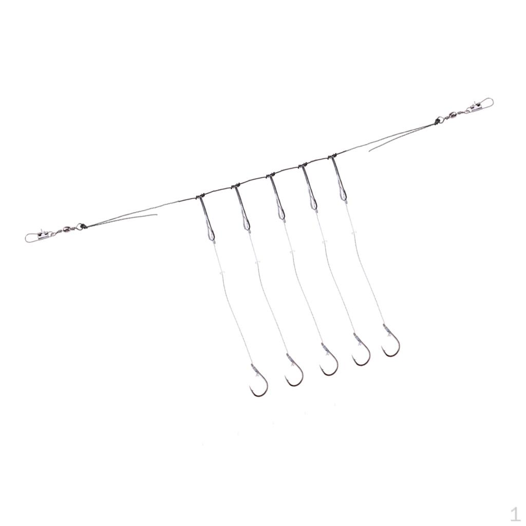 Wire Line Ready Tied Hook Rigs Baits with Crane Carp Fishing Tackle Accessories