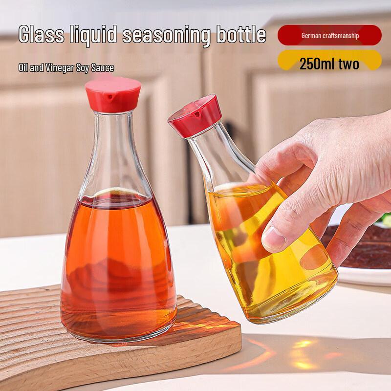 Kitchen Glass Seasoning Jar Set