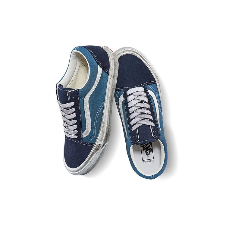 Vans OG Old Skool LX Stressed - Navy Unisex Sneakers Blue Stv-Navy VN0A5FBENGJ