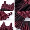 JIURUN Lolita Gothic Lolita Jumper Plus Mori Sweet Sash Gothic Lady Red One-Piece Costume, Skirt, Cosplay, Anime, Size, Girl, Lolita, Outerwear,
