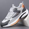 ** shoes men's 2 ** season leather breathable senior casual single shoes lace-up low-top student contrasting running shoes