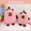 Cartoon Capybara Backpack Kindergarten Lightweight Travel Bag Children Gift