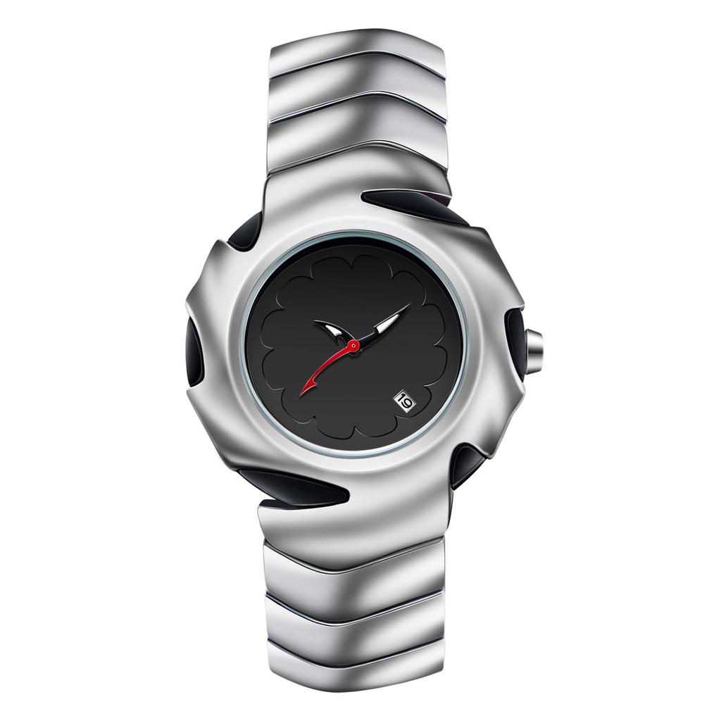 Retro Fashion Trend Creative Personality Design with Calendar Dial Night Light High-end Feeling Quartz Waterproof Watch