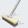 Stainless Steel Long-Handled Moss Removal Floor Brush