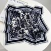 Decorative Simple Texture Silk Scarf Women'S New Style Spring And Autumn Summer Fashion Versatile Headscarf Work Scarf