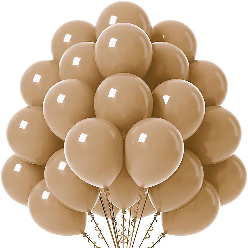 12-Inch 30-Piece Matte Macaron & Metallic Multicolor Balloon Set for Wedding Arch Decor