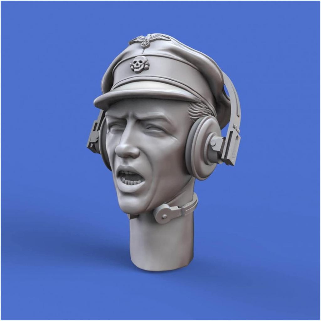 Royal Model WWII German Army Waffen SS Tank Crew Headset Resin Kit RM948 1/35 No.1 6-piece
