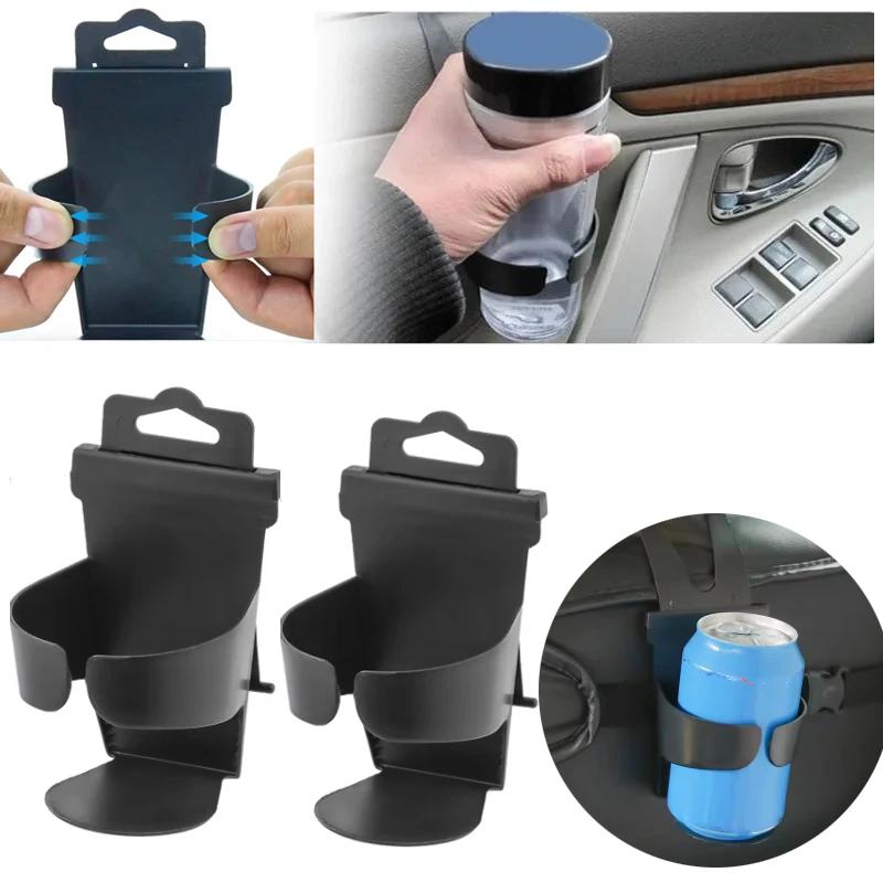 Universal Car Water Cup Holder Drinks Water Bottles Hook Holders Interior Organizer Cup Mount Multifunctional Auto Accessory