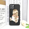 Girl Women Coffee Miss Phone Case for Iphone 16 12 11 14 13 15 Pro Max Mini X XS XR SE 7 8 16Plus Fashion Lady Female Soft Cover