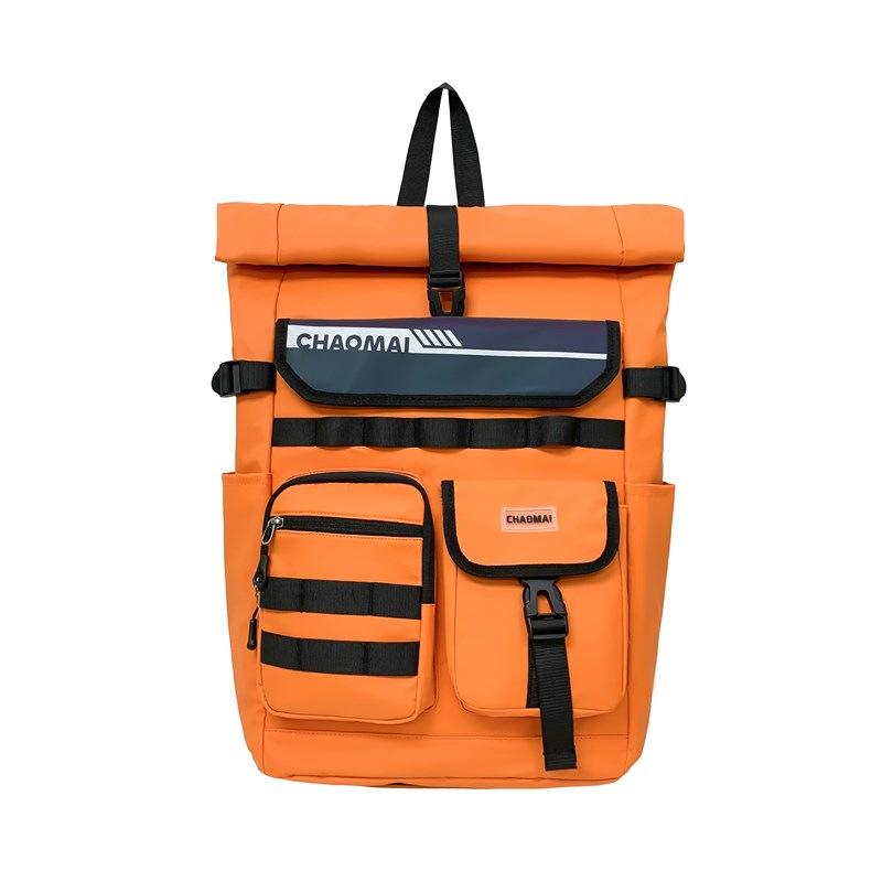 Schoolbag trendy brand reflective backpack large capacity tooling wind computer bag sports waterproof travel bag college student high school bag