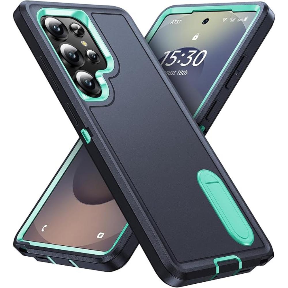 Rugged Military Grade Anti-Drop Matte Case With Kickstand For Samsung Galaxy S26 Plus S25 S24+ S23 FE S22 Ultra Protector Cover