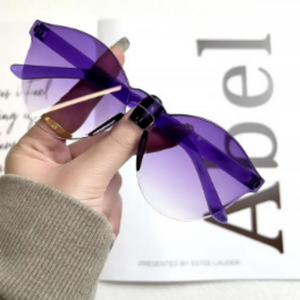 Summer New Round Frame Sunglasses Fashion Beach Jelly Color Sunglasses For Women