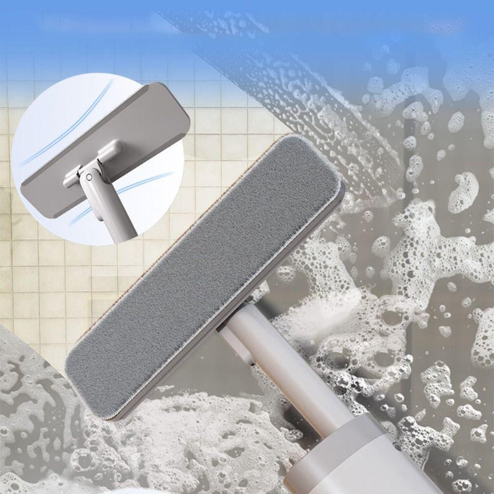 TPR, Faser Drehbarer Selbstausdrückender Mini-Mopp Selbstpressend Selbstwringend Flachmopp