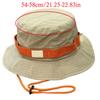 Wide Brims Bucket Hat Windproof Rope Packable Summer Fisherman Hat For Hiking Fishing Outdoor Activity Adult Headwear