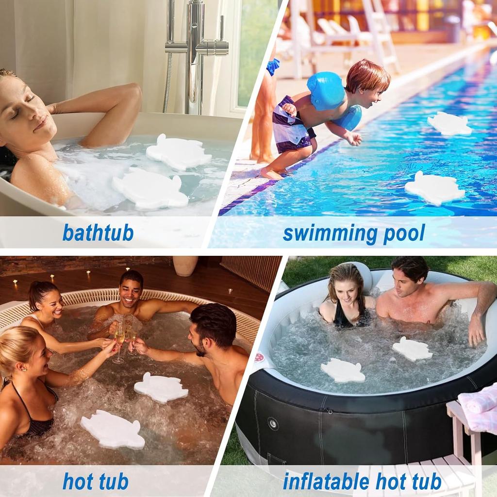 Spa Scum Absorber for Hot Tub Oil Absorbing Sponge for Inflatable Hot Tub Swimming Pool Hot Tub Waterline Clean Pool Maintenance Accessories 2 Pack