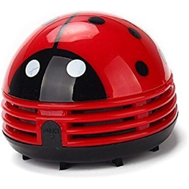 Ladybug Cartoon Mini Vacuum Cleaner Dust Sweeper Cordless Corner Desktop Vacuum Cleaner Mini Cute Home Office 1