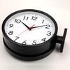 Wall Clock with Continuous Second Stylish Battery Operated Not Dial Double-sided Radio-controlled Silent, Hand, Design, (battery Included), Diameter