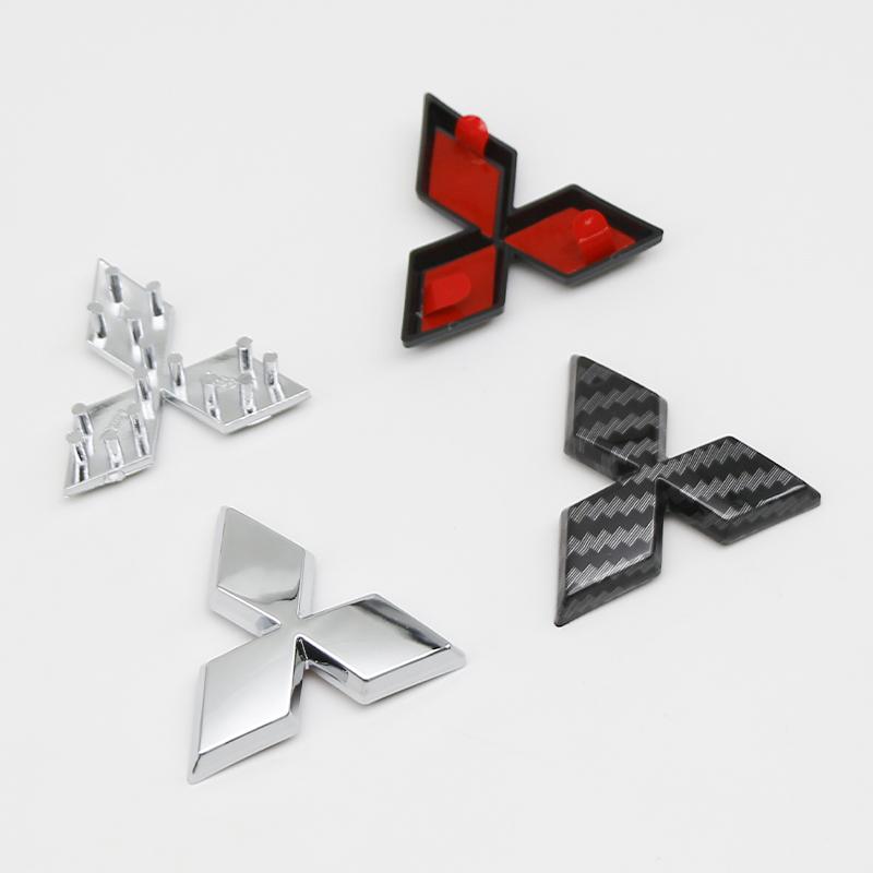 1pc ABS Car Steering Wheel Center Emblem Sticker for Mitsubishi Lancer 10 ASX Outlander Pajero 4 Montero V73 Xpander Badge Decal