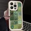 Phone Case for iPhone 17 Air 16E 15 16 Pro Max Italian Sicilian Style Floral Pattern Cover 14 Plus 13 12 Mini Soft Shell Silicon