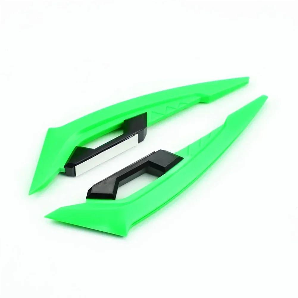 2PCS Motorcycle Front Fairing Winglets Universal Side Spoilers Dynamic Wing Sticker Motorcycle Winglet Aerodynamic