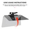 SEAMETAL Car Sun Visor Blocker Polarized Anti-Dazzle Anti-UV Rotatable Adjustable Sunshade Plate Clear Vision