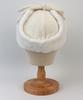 Yunibeosyeolkemiseuteuli Soft Fur Ivory Earflap Cap