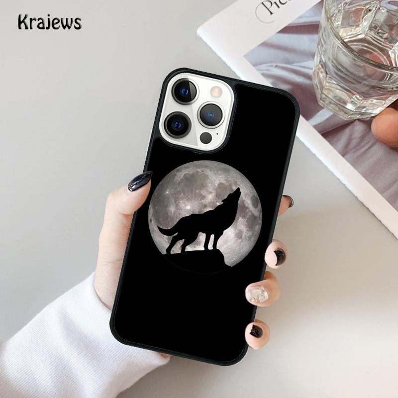 Animal The Wolf Howl Phone Case For iPhone 17 Air 16 15 14 Max Plus 11 12 13 Pro Max Phone Cover coque
