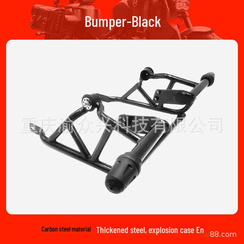 Chunfeng NK250 Front Guard: Anti-fall, Anti-collision Rubber Bumper for Motorcycle Racing Bars