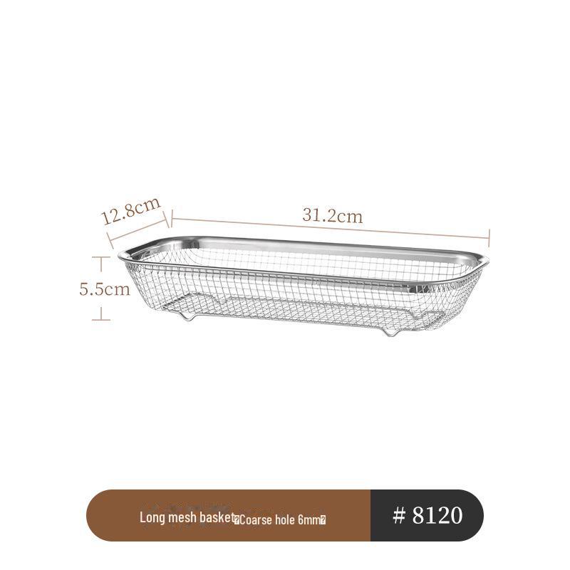 Stainless Steel Kitchen Sink Rack and Fruit Basket