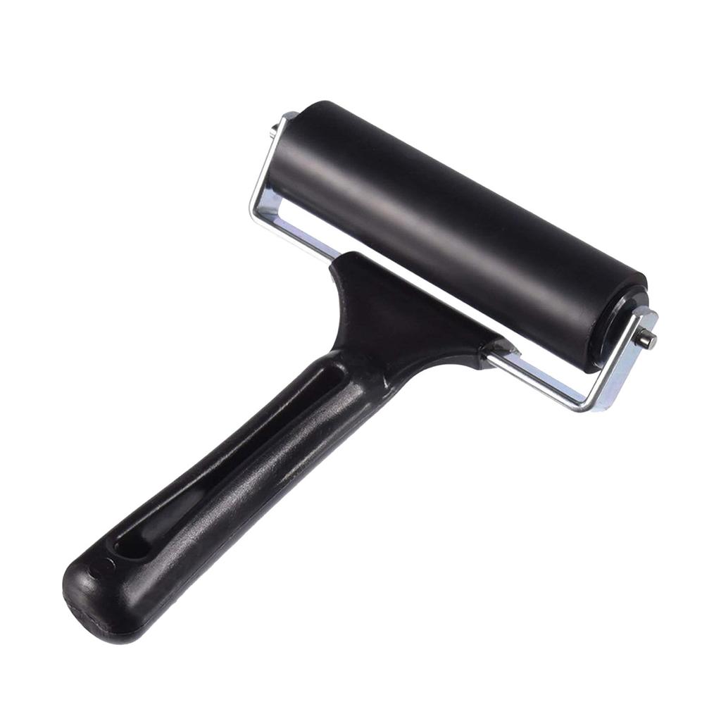 2 bucăți role Brayer 6 cm instrument robust de ștanțare cu role de mână din cauciuc pentru imprimare, pictură, artizanat