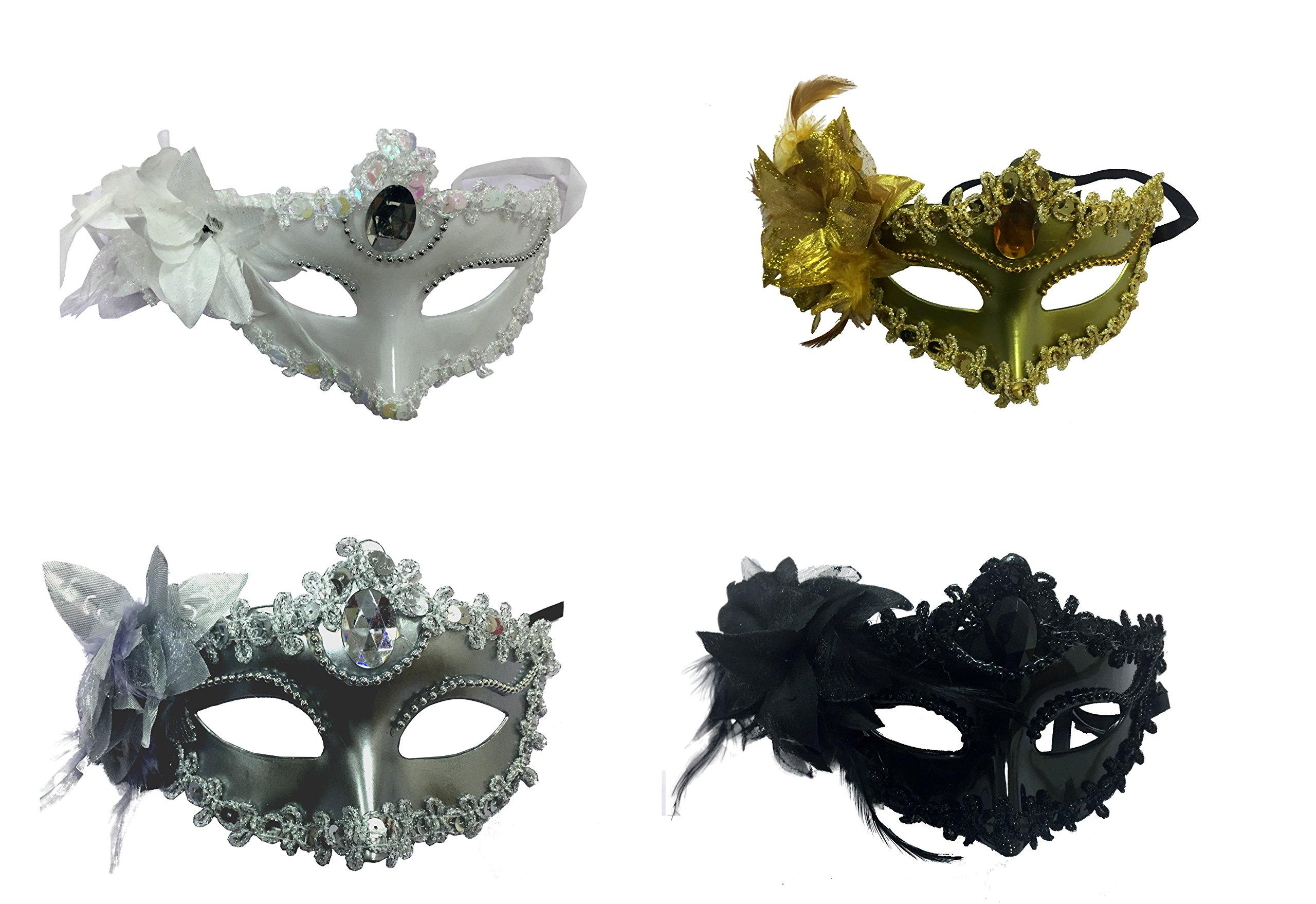 

IPPON Venetian Mask Hard Mask Party Ball 4 Color Set (A)