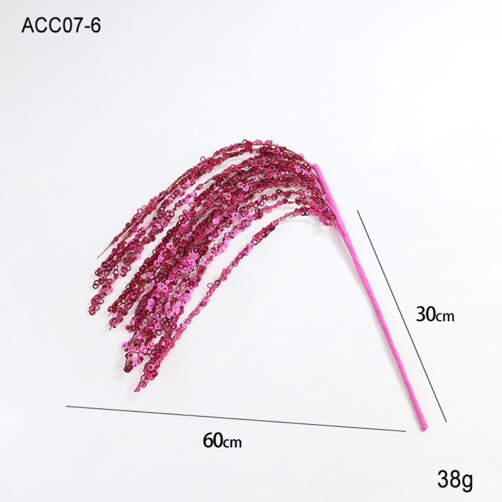 

Блестящие Рождественские украшения 60 см Блестящие Рождественские цветы Украшение для Рождественской елки фиолетовый