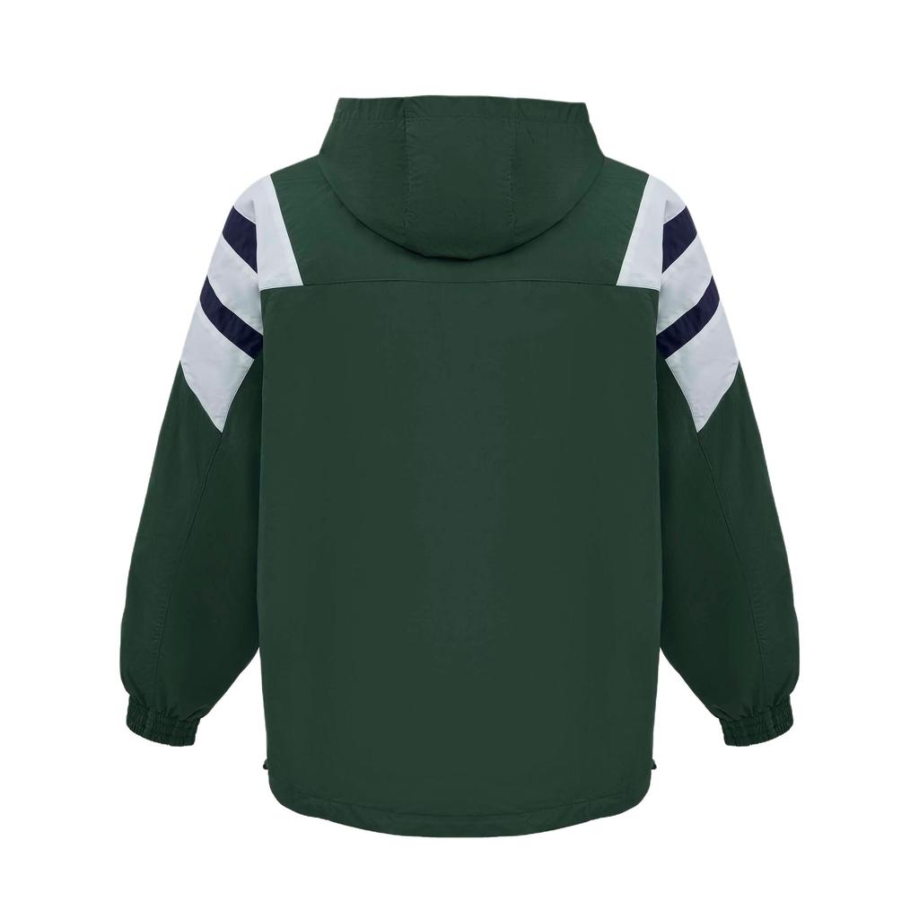 Adidas Originals Windbreaker Santiago Loose Striped Sports Hooded Long Sleeve Jacket Men Jacket KW4810