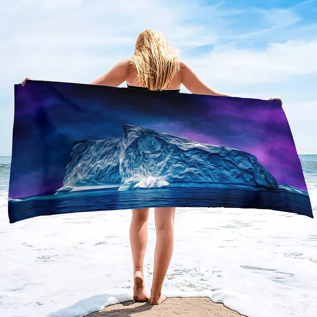 Large Beach Towel Lightweight Pool Towels Quick Dry Beach Towel Extra Large Microfiber Sand Free Towels Travel Beach Accessories