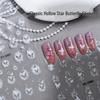Butterfly and Star Hollow Nail Stickers - Thin, Tough, Adhesive Flat Type