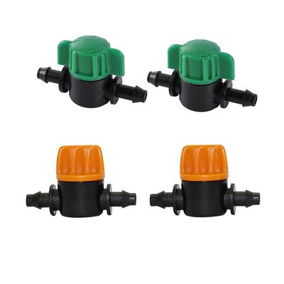 5 ks 4/7mm miniaturních ventilů pro domácí vaření, zahradní zavlažování, spínač, spojka, zahradní hadicová spojka s trnem, drážkovaná