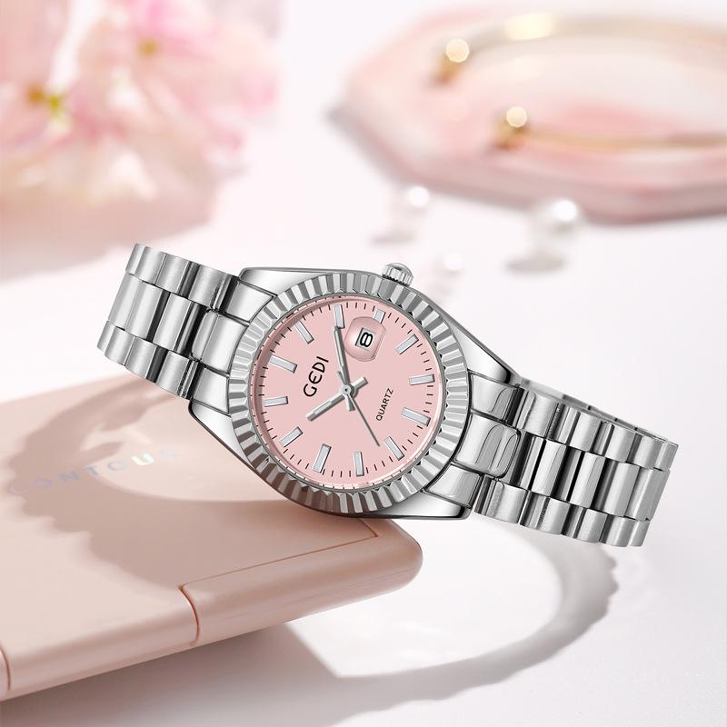 Steel Belt Watch Women'S Log Type Same Watch Women'S High-End Calendar Watch