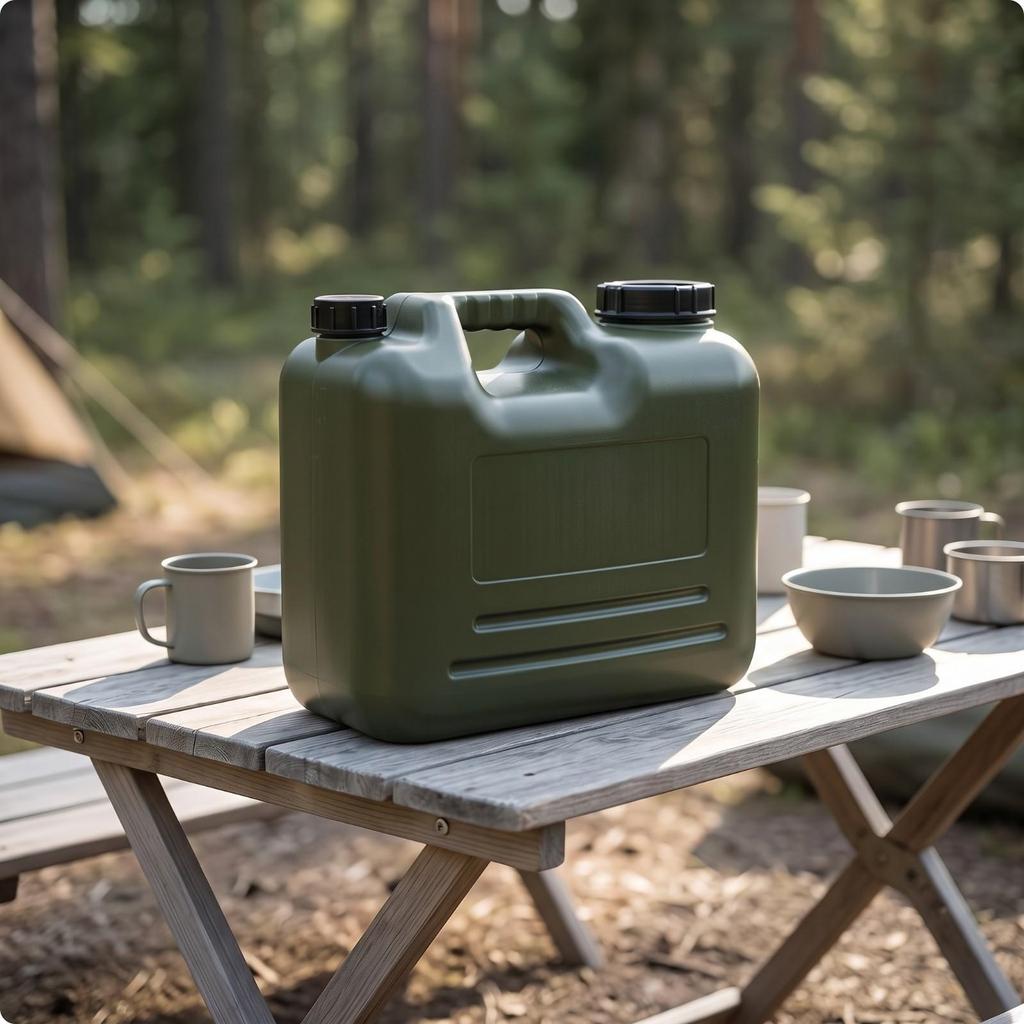 Portable Water Tank Heavy-Duty with Handle Food-Grade for Travelers