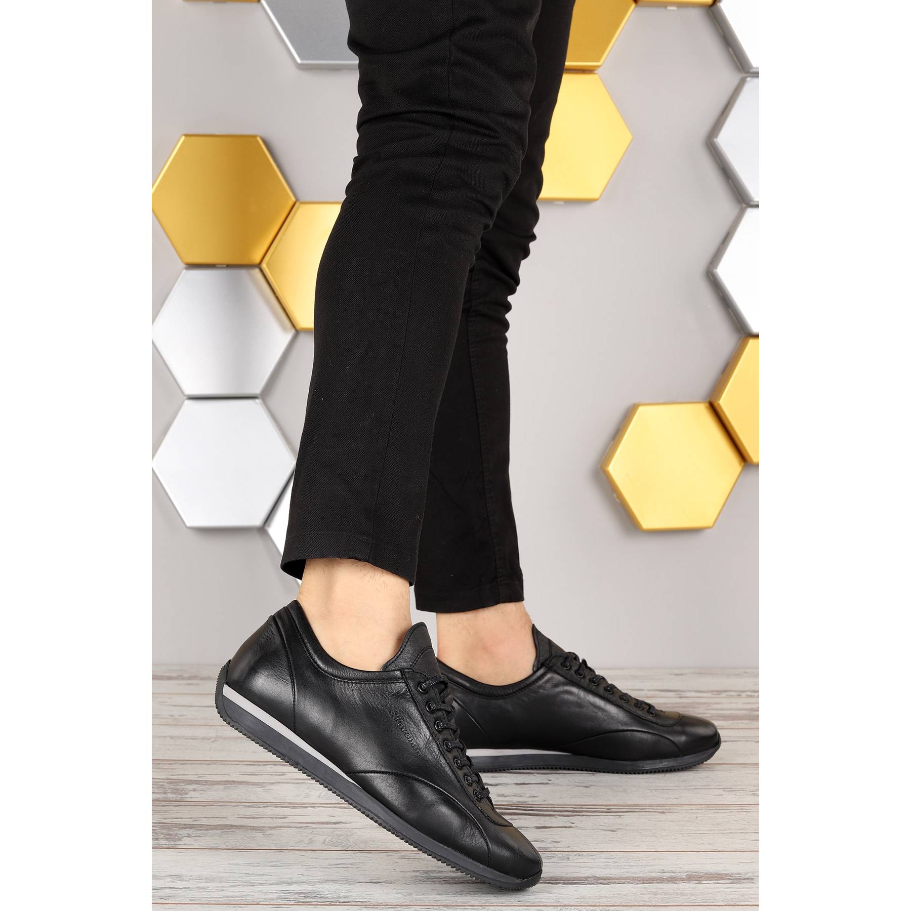 

Мужская повседневная обувь 2023 Style 152-06682 Leather Thermo Sole