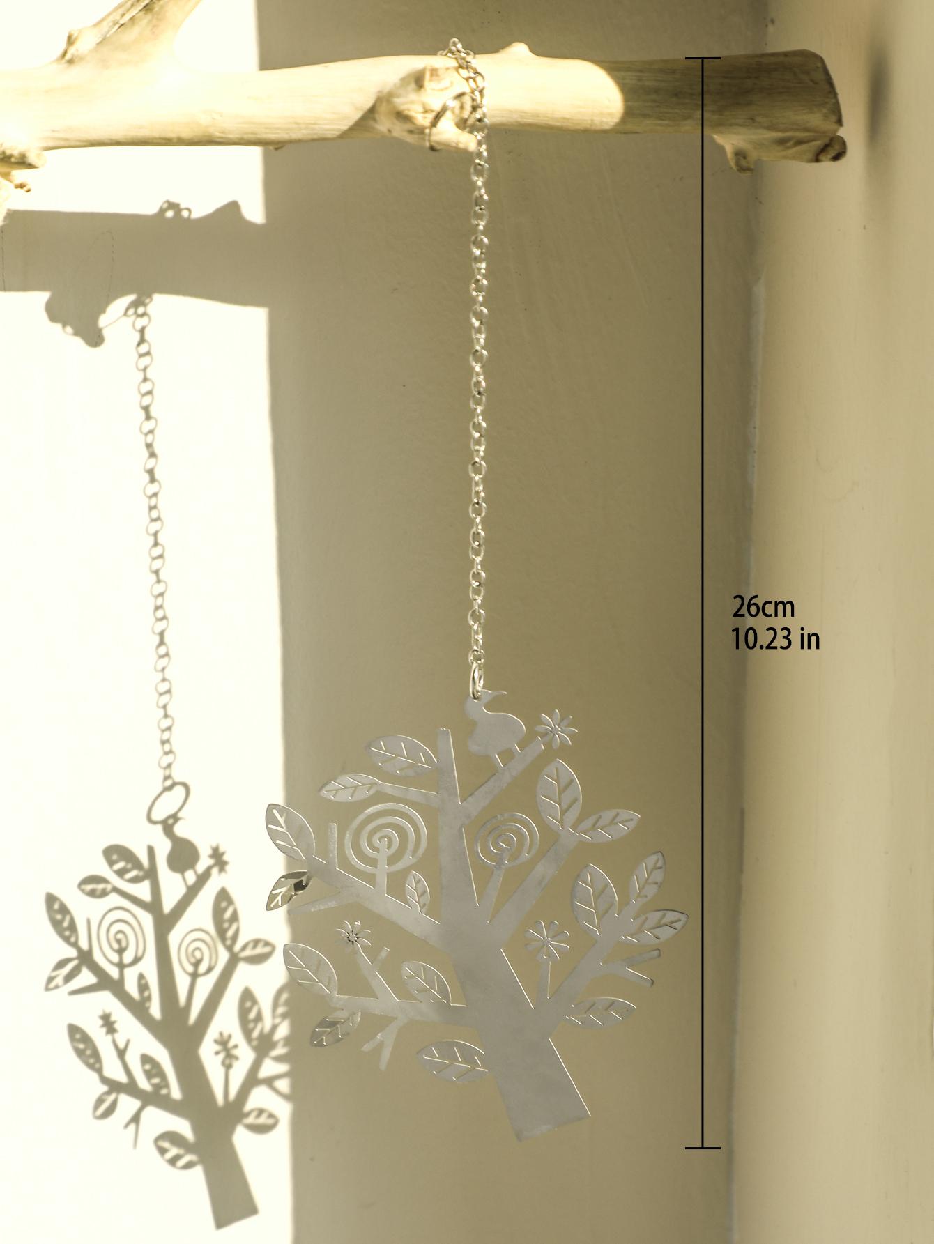 

Suncatcher Crystal Rainbow Maker Срібний колір Метелик Життя Дерево Птах Пустий візерунок Вітражне вікно Прикраса на відкритому повітрі