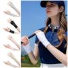 Solid Color Half Finger Golf Gloves Elastic Ice Silk Mittens Breathable Sunscreen Gloves  Summer