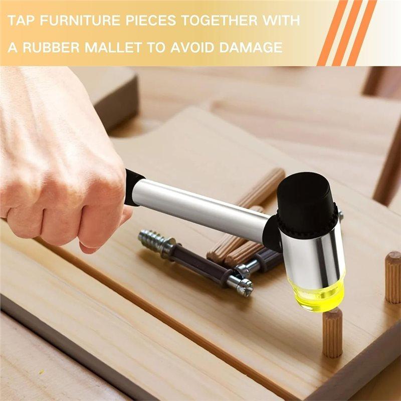 Ring Measurer And Ring Sizer For Ring Enlargement Repair Can Be Hammered Solid Ring Mandrel And Jewelry Rubber Mallet