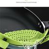 Silicone Clip On Pan Strainer  Heat Resistant Food Draining Coliper For Pasta Vegetables & Pot Draining Universal Fit Kitchen Ga