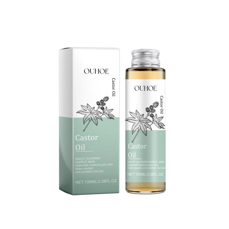 Castor Oil With Vitamins For Deep Hair Scalp Health Skin Hydration Carrier Oil For Aromatherapy and DIY Creams
